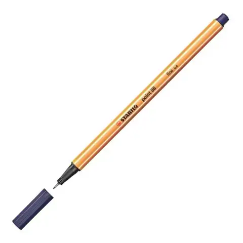Stabilo: Point 88 tűfilc 0,4mm-es éjkék színben kép 2