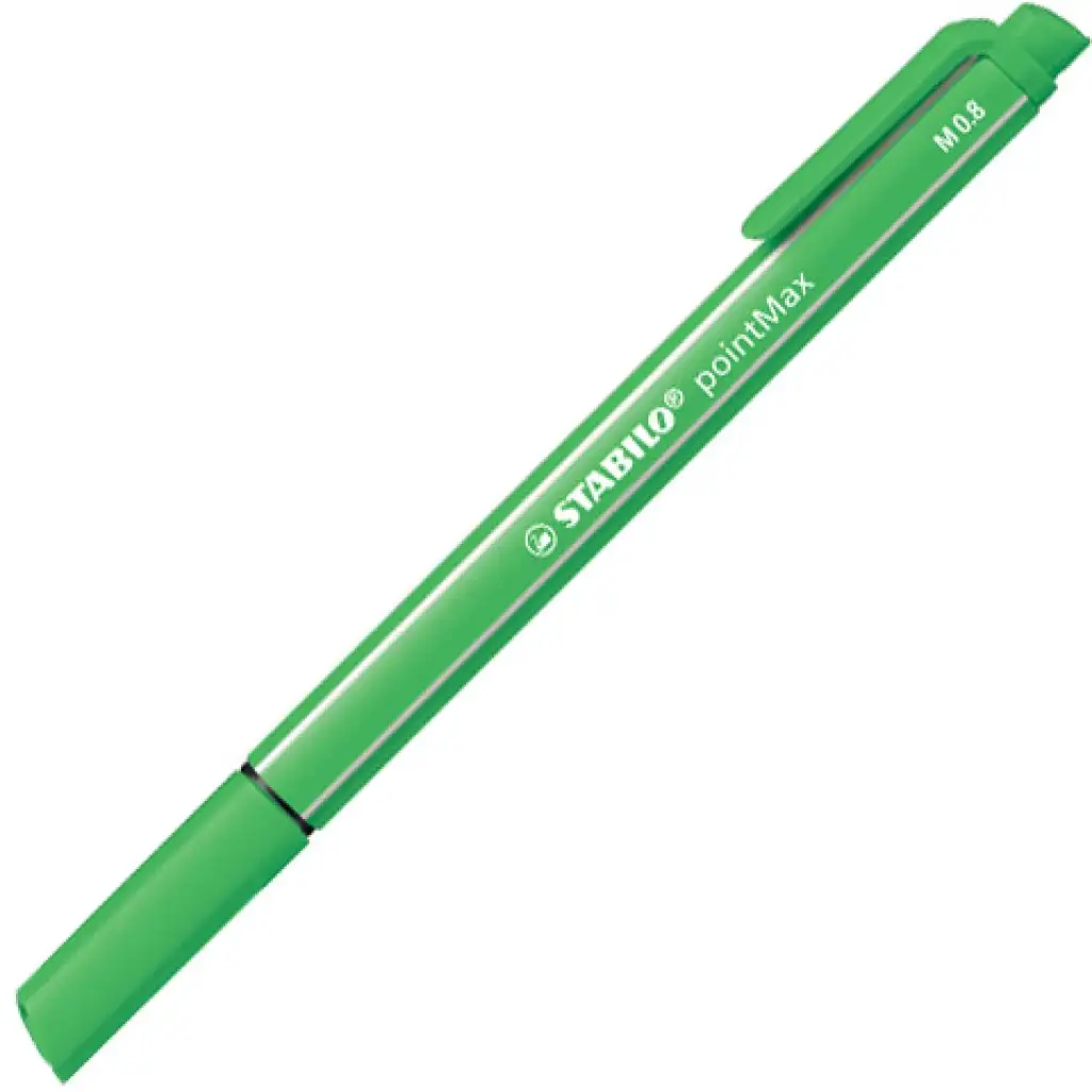 Stabilo: pointMax rostirón fűzöld színben M 0,8mm kép 1