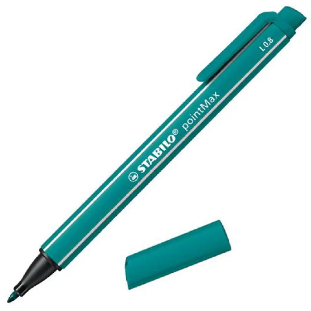 Stabilo: PointMax türkiz színű filctoll "M" 1,8mm kép 1