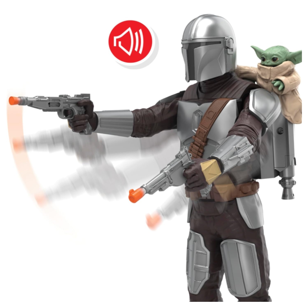 Star Wars: A Mandalóri és Grogu akciófigura szett hanggal - Hasbro kép 3