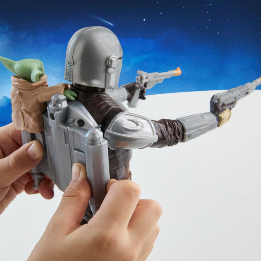 Star Wars: A Mandalóri és Grogu akciófigura szett hanggal - Hasbro kép 5