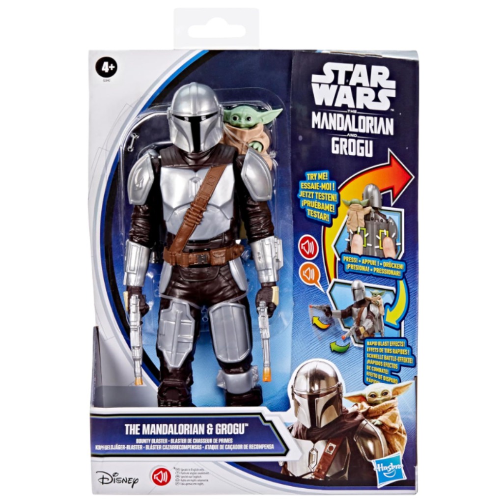 Star Wars: A Mandalóri és Grogu akciófigura szett hanggal - Hasbro kép 1