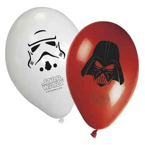Star Wars léggömb 28cm-es méretben 8db-os szettben kép 1