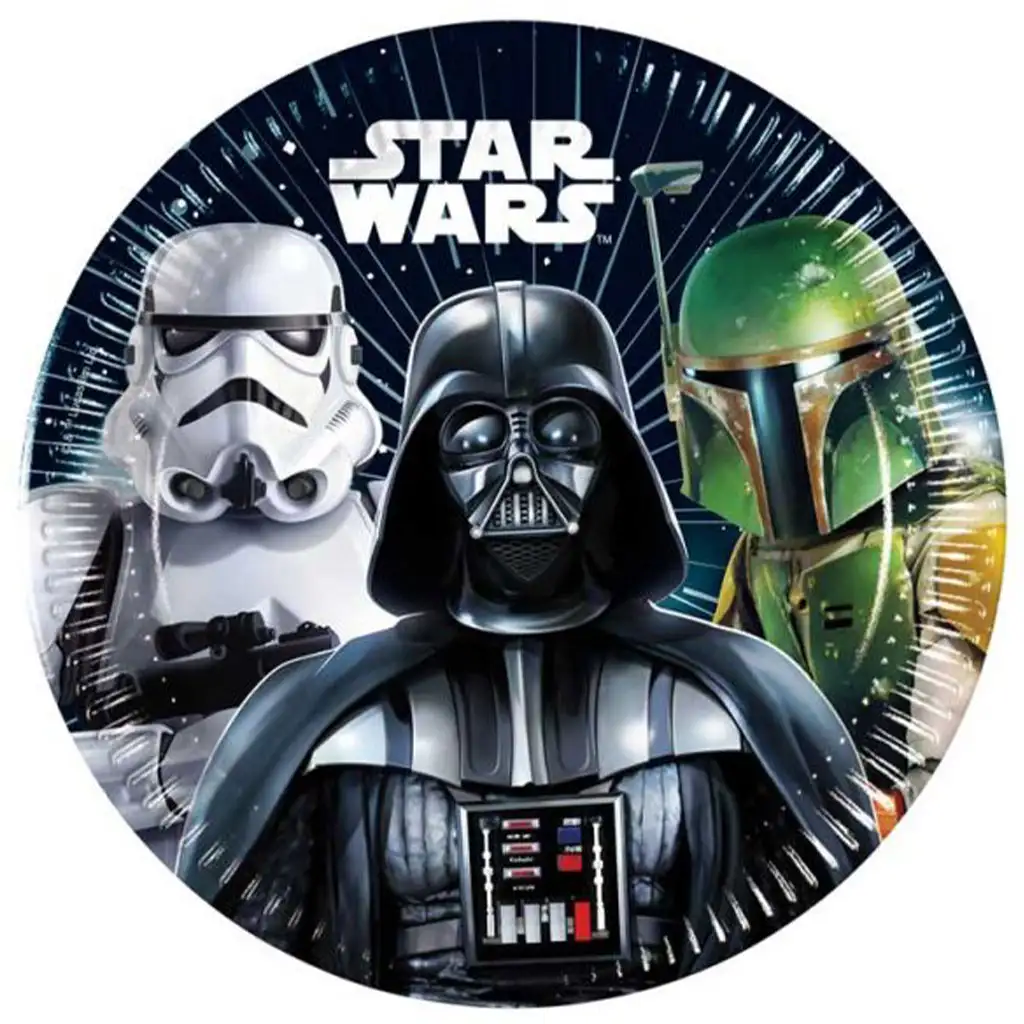 Star Wars 8db-os papírtányér szett 20cm-es kép 1