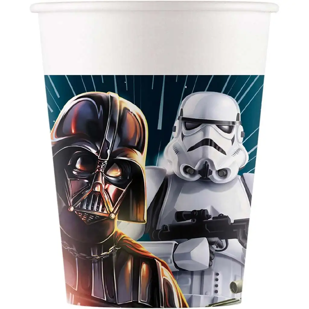 Star Wars 8 db-os papírpohár szett 200ml kép 1
