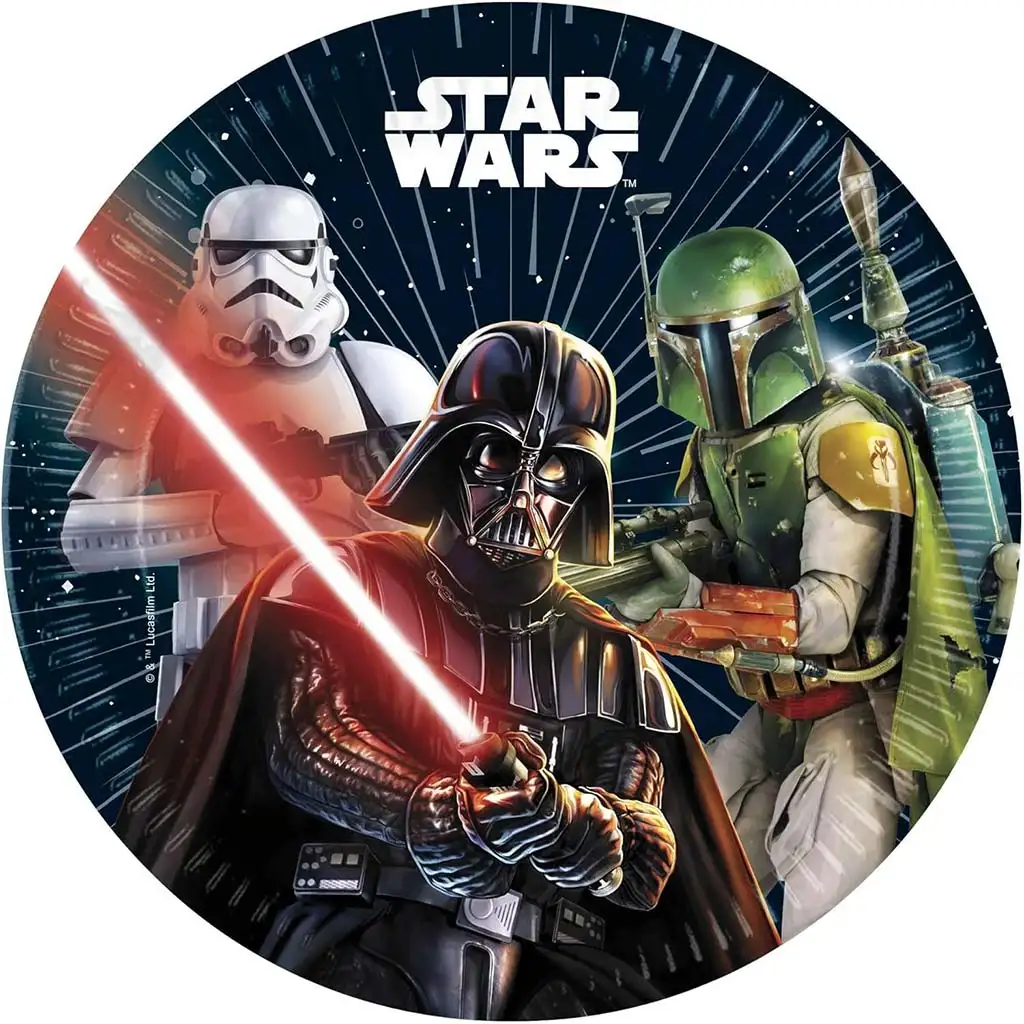 Star Wars 8db-os papírtányér szett 23cm-es kép 1