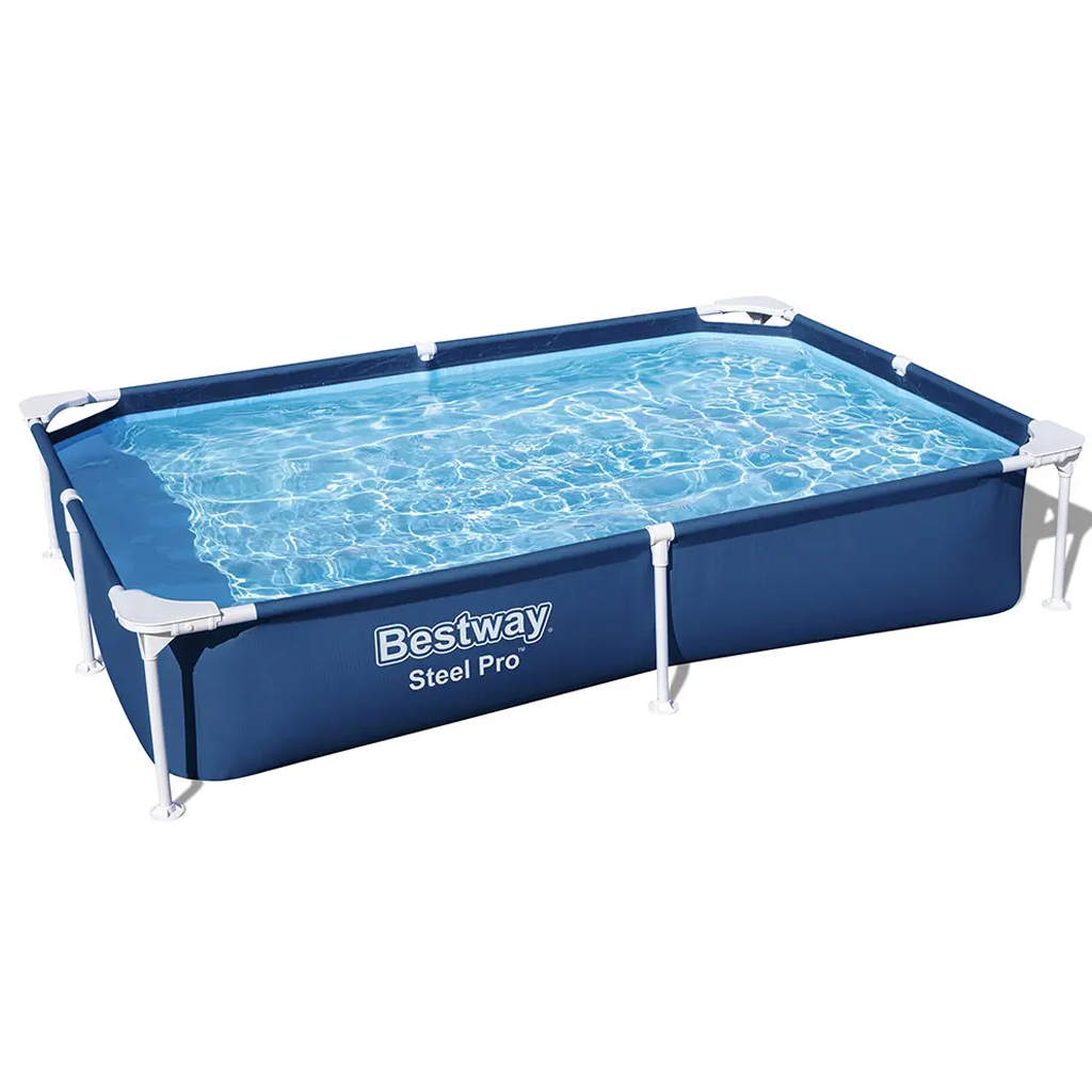 Bestway: Steel Pro fémvázas medence 221x150x43cm kép 1