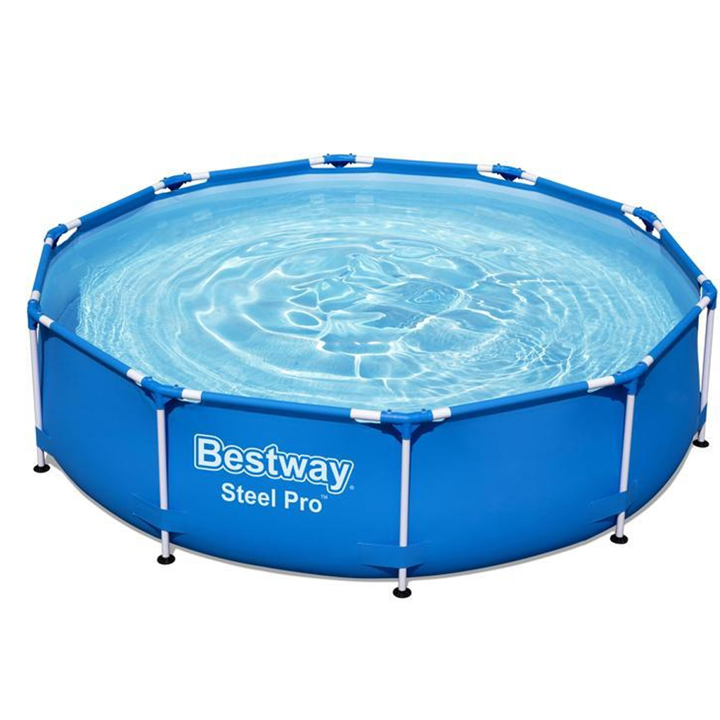 Bestway: Steel Pro fémvázas kör alakú medence 305x76cm kép 1