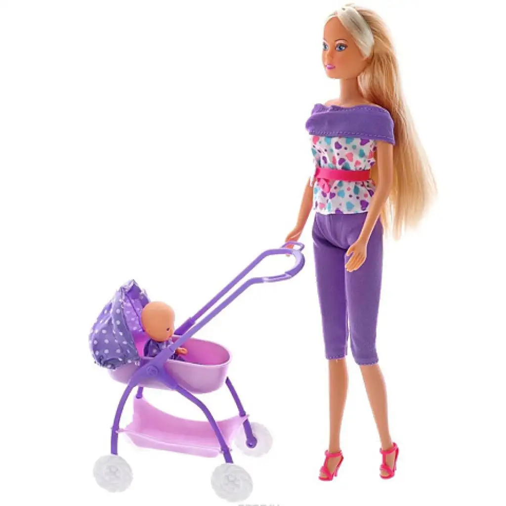 Steffi Love: Babakocsis baba 2 változatban - Simba Toys kép 2