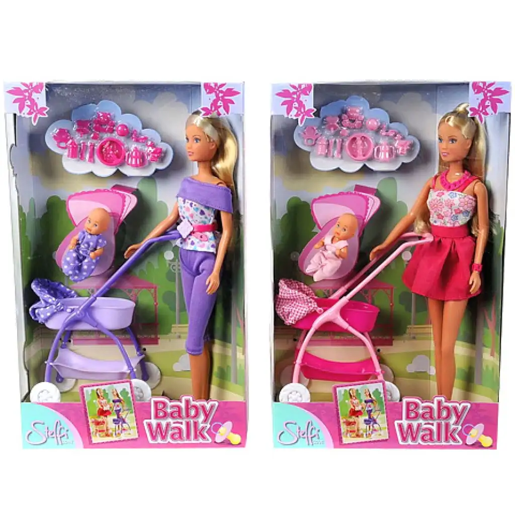 Steffi Love: Babakocsis baba 2 változatban - Simba Toys kép 1