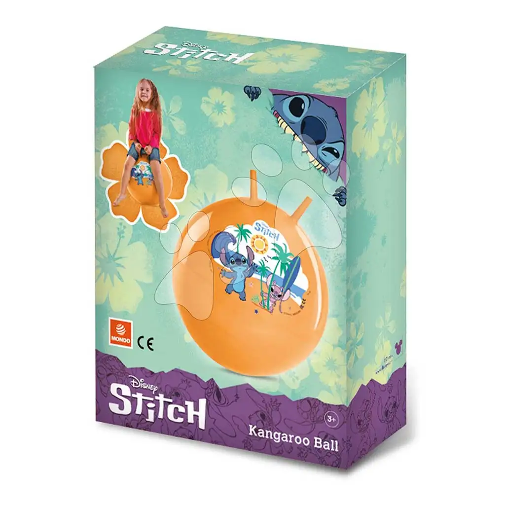 Disney Stitch ugrálólabda 50cm - Mondo Toys kép 2