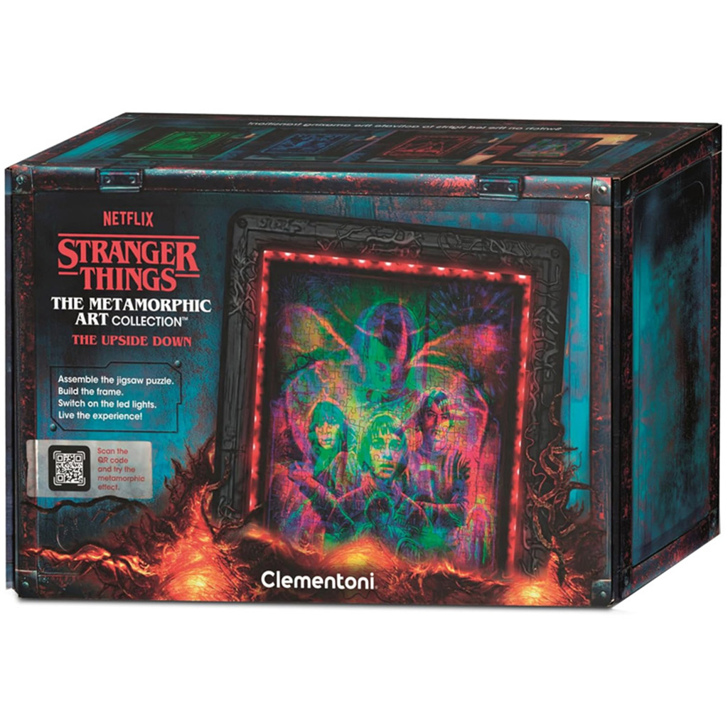 Stranger Things 520 darabos puzzle kerettel és RGB LED világítással – Clementoni kép 1