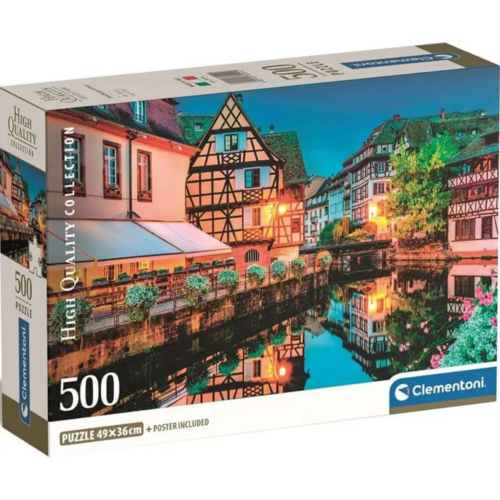 Kivilágított város HQC 500db-os Compact puzzle - Clementoni kép 1