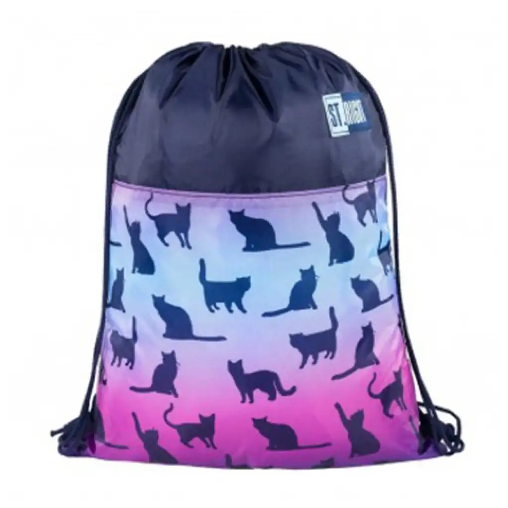 St.Right Night Cats tornazsák, sportzsák 43x34cm kép 1
