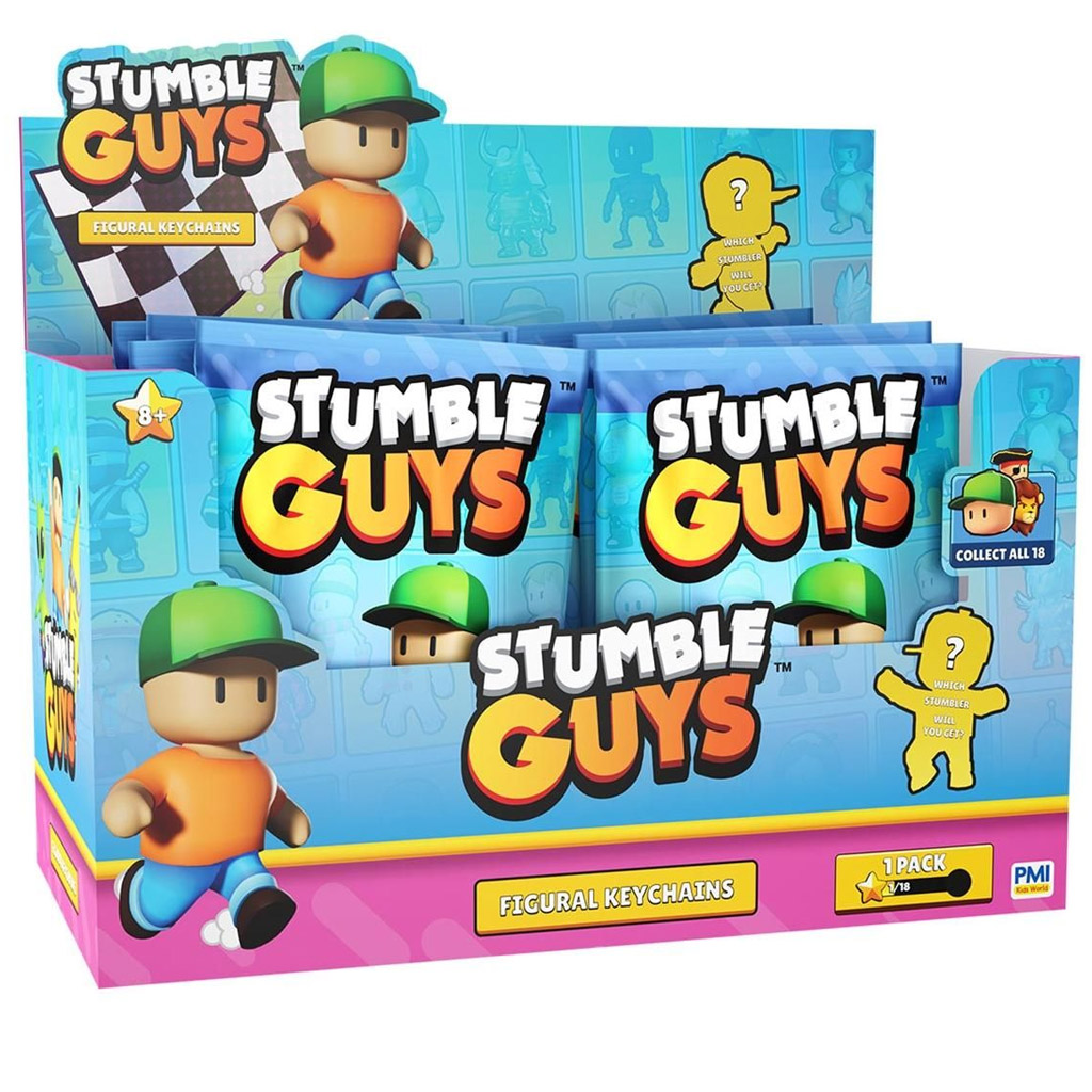 Stumble Guys meglepetés kulcstartó 1db kép 1