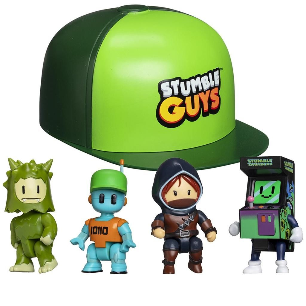 Stumble Guys mini meglepetés figura sapkában 2. sorozat 1db kép 1