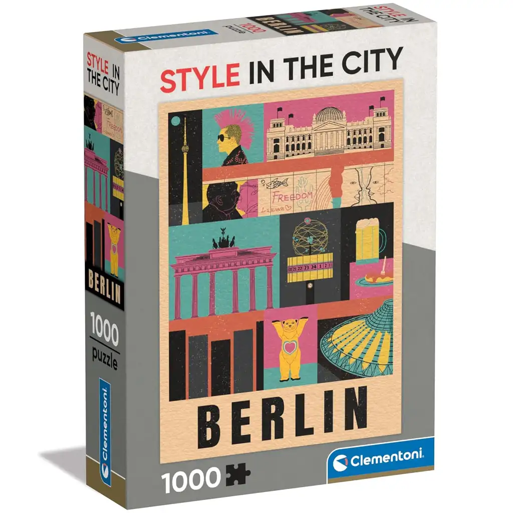 Style in the city Berlin 1000db-os puzzle - Clementoni kép 1