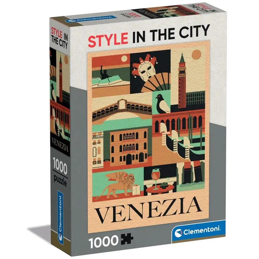 Style in the city Velence 1000db-os puzzle - Clementoni kép 1