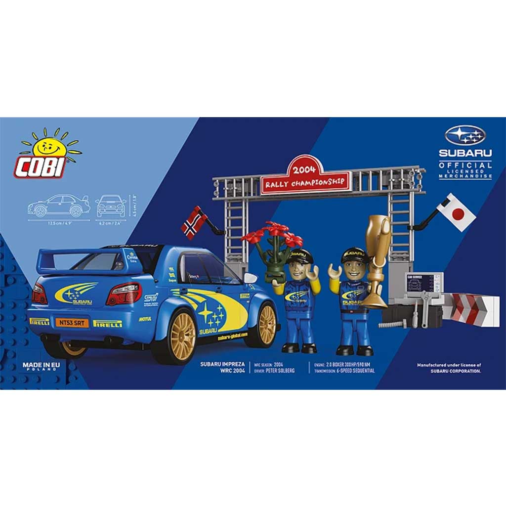COBI: Subaru Impreza WRC 2004 autó építőjáték (24652) kép 2