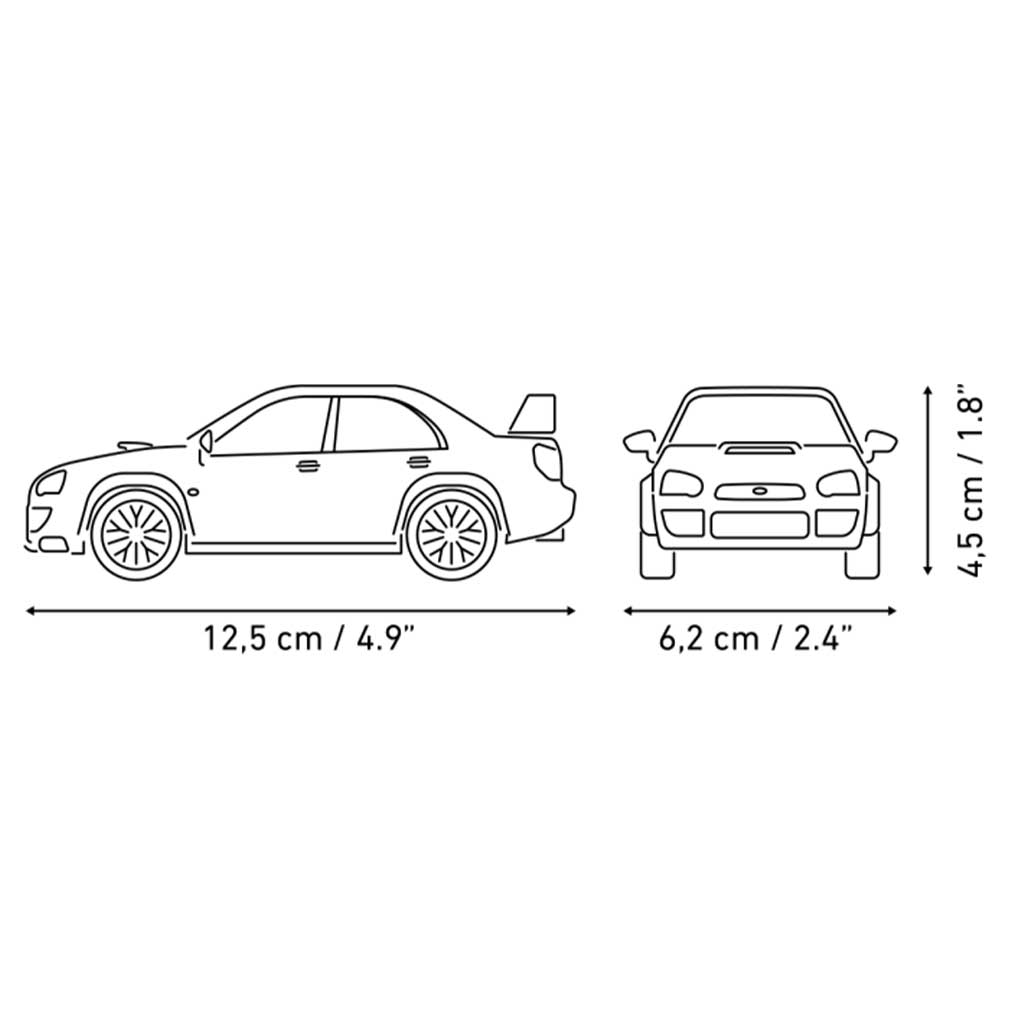 COBI: Subaru Impreza WRC 2004 autó építőjáték (24652) kép 4