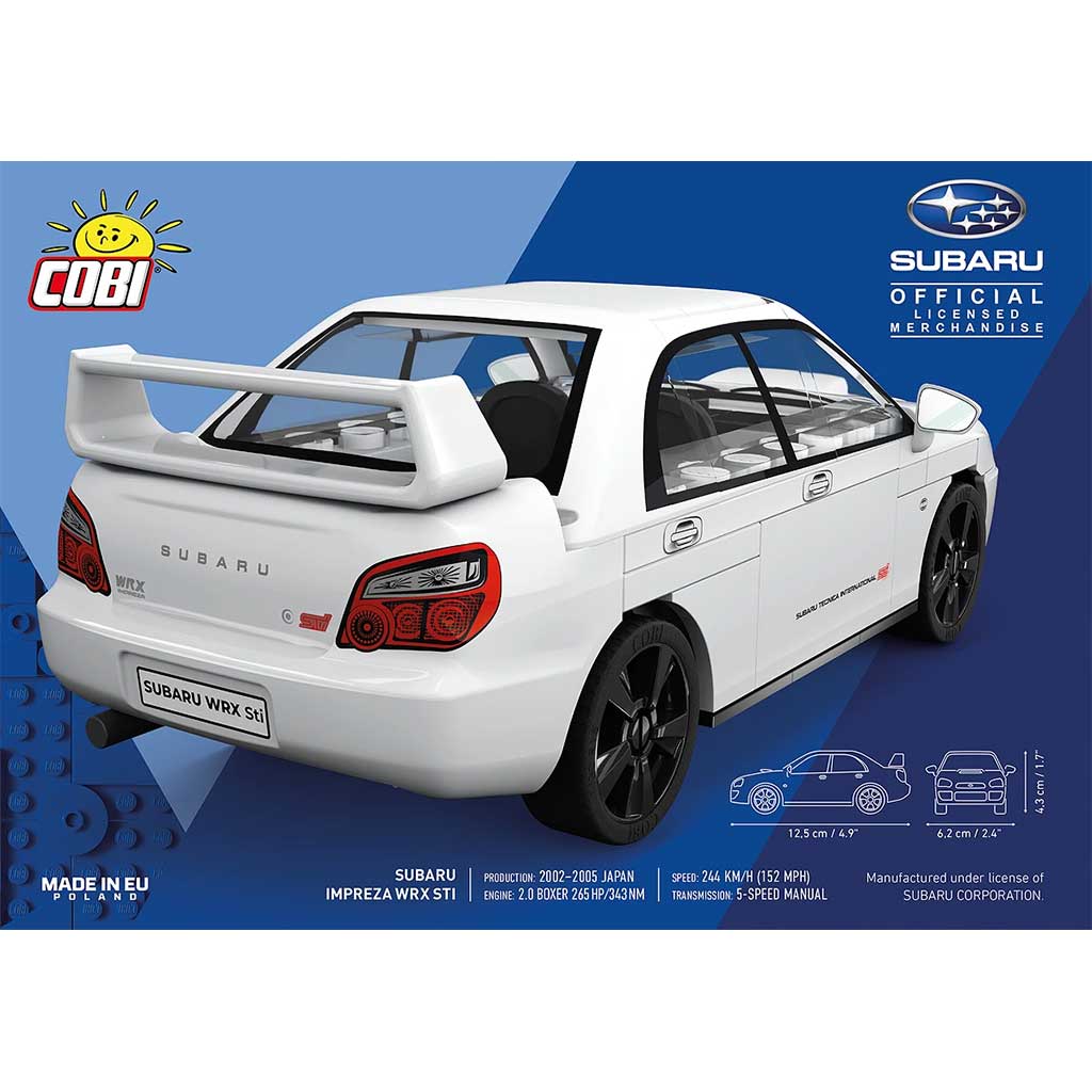 COBI: Subaru Impreza WRX STI autó építőjáték (24649) kép 2