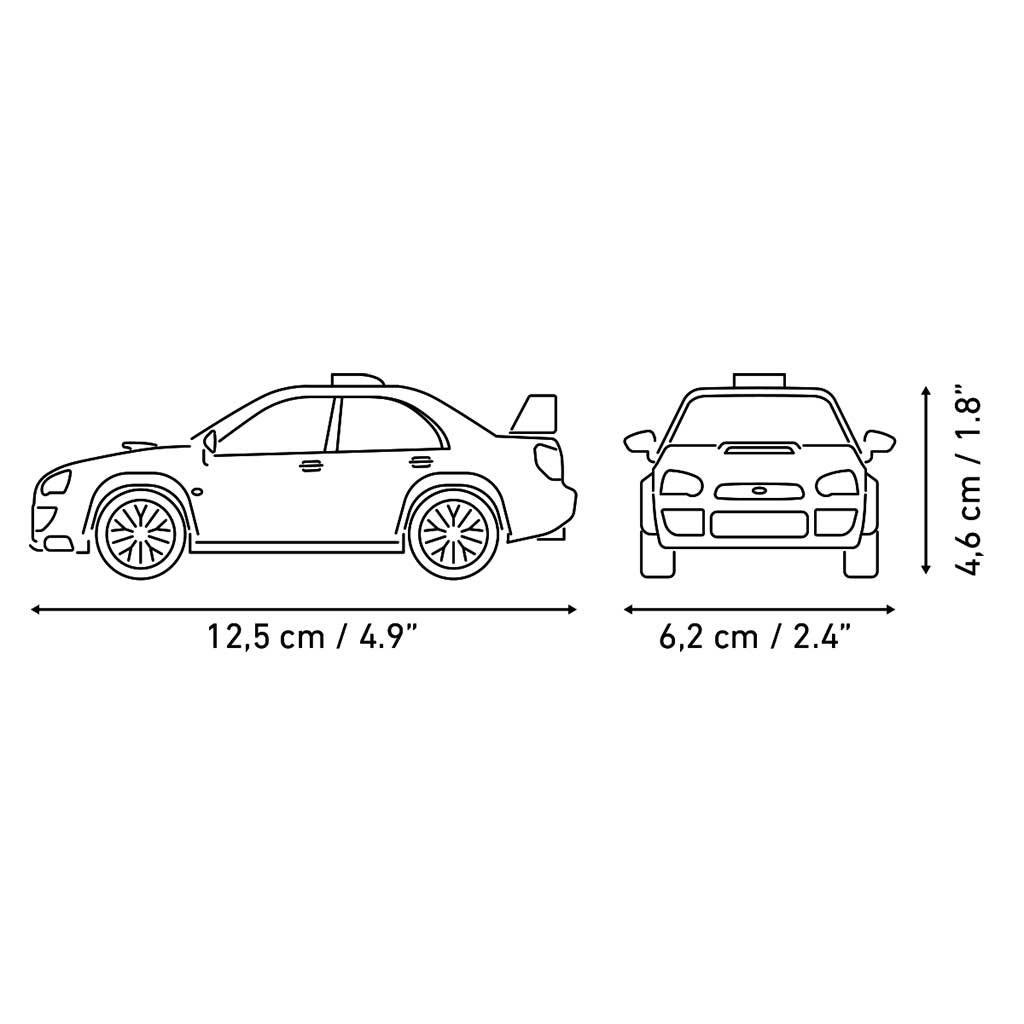 COBI: Subaru Impreza WRC 2003 autó építőjáték (24650) kép 4