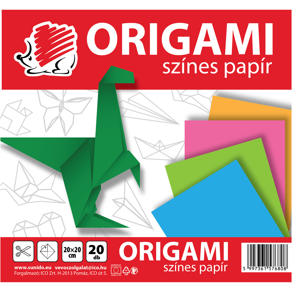 ICO: SÜNI origami lapok 20x20cm 20lap kép 1