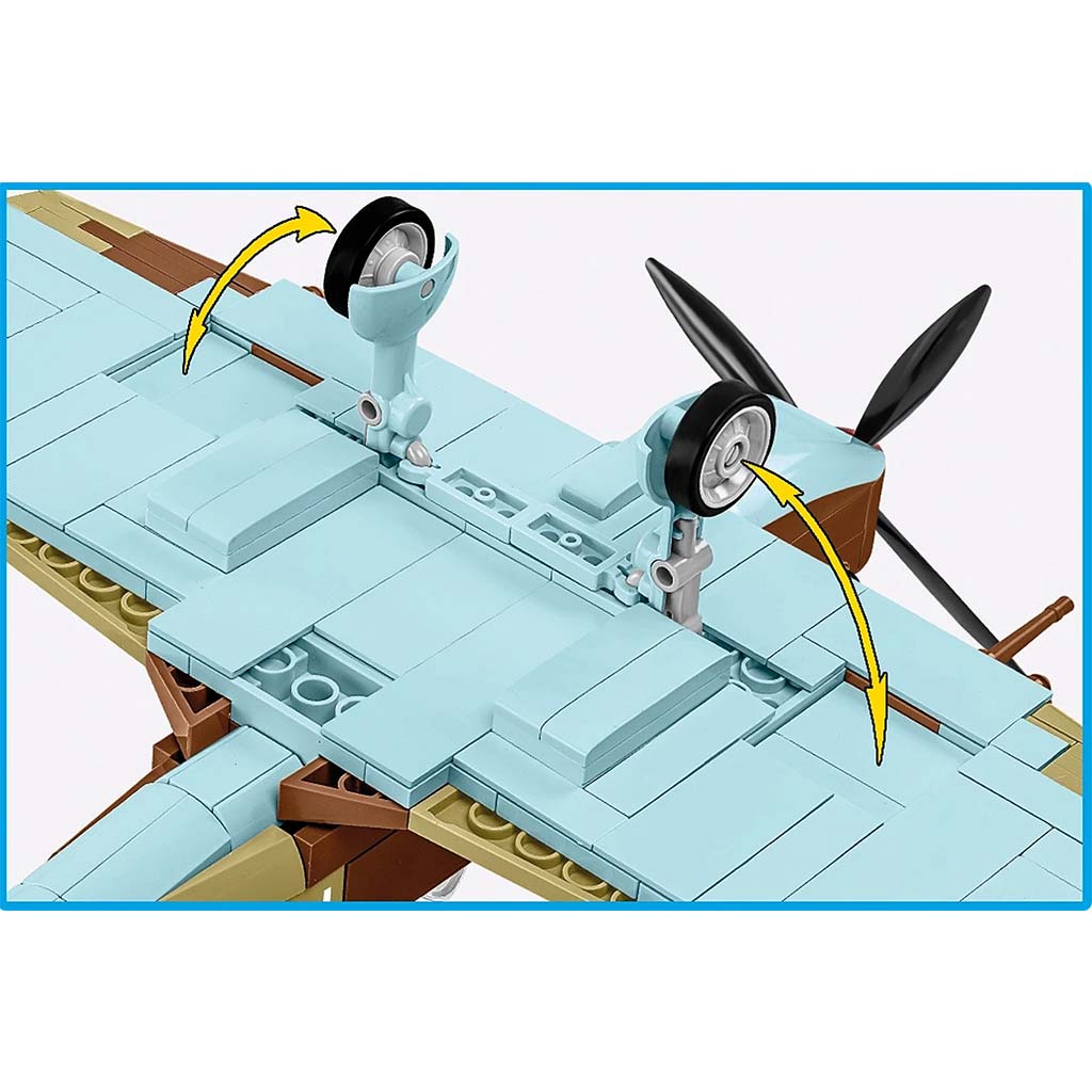 COBI: Supermarine Spitfire Mk. IXe repülőgép építőjáték (5764) kép 6