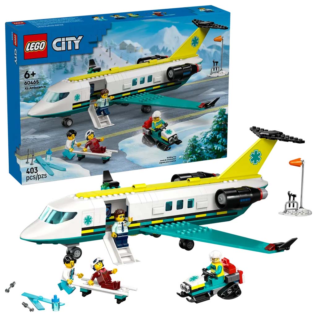 LEGO® City: Sürgősségi mentőrepülőgép (60465) kép 1