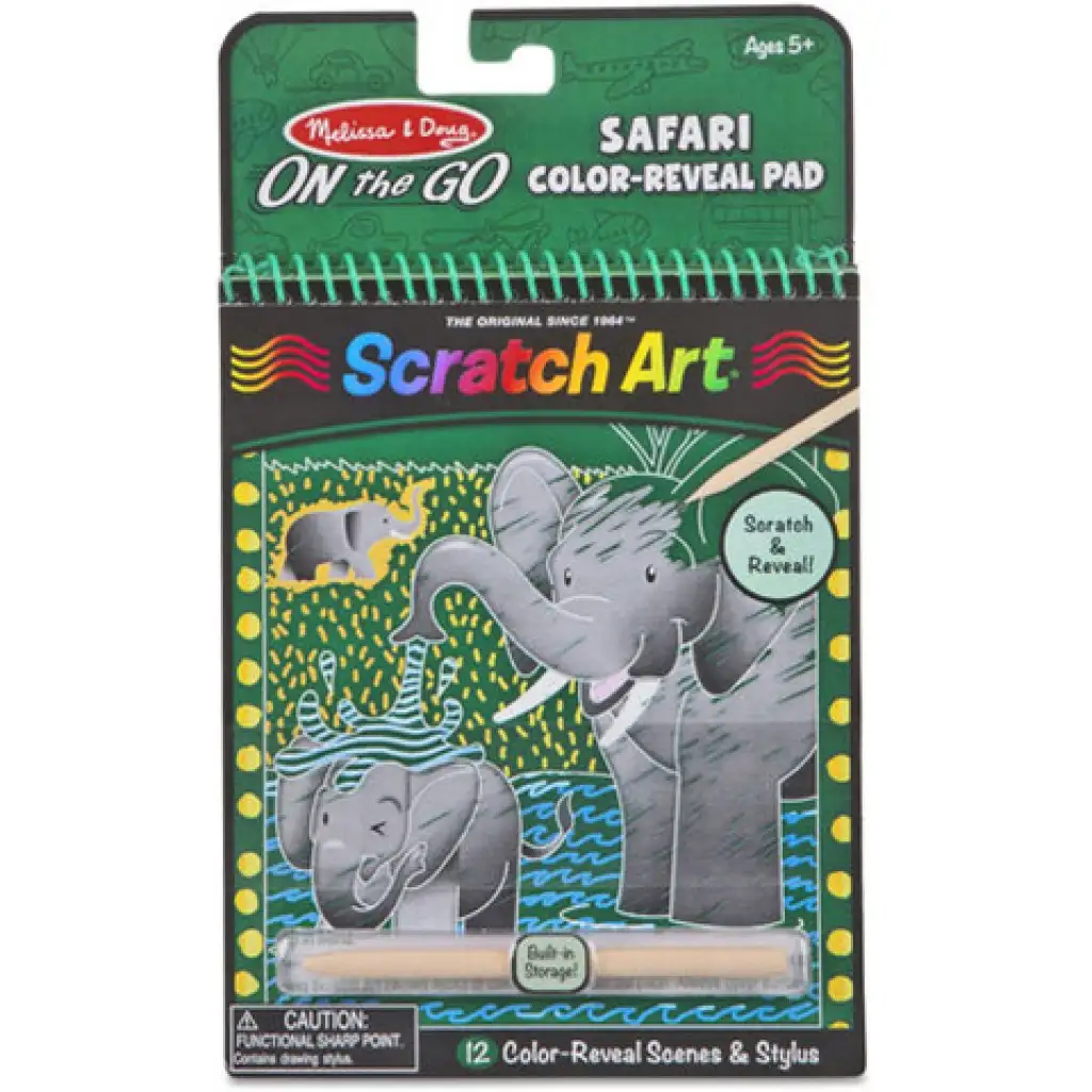 Szafari képkarc füzet - Melissa & Doug kép 1