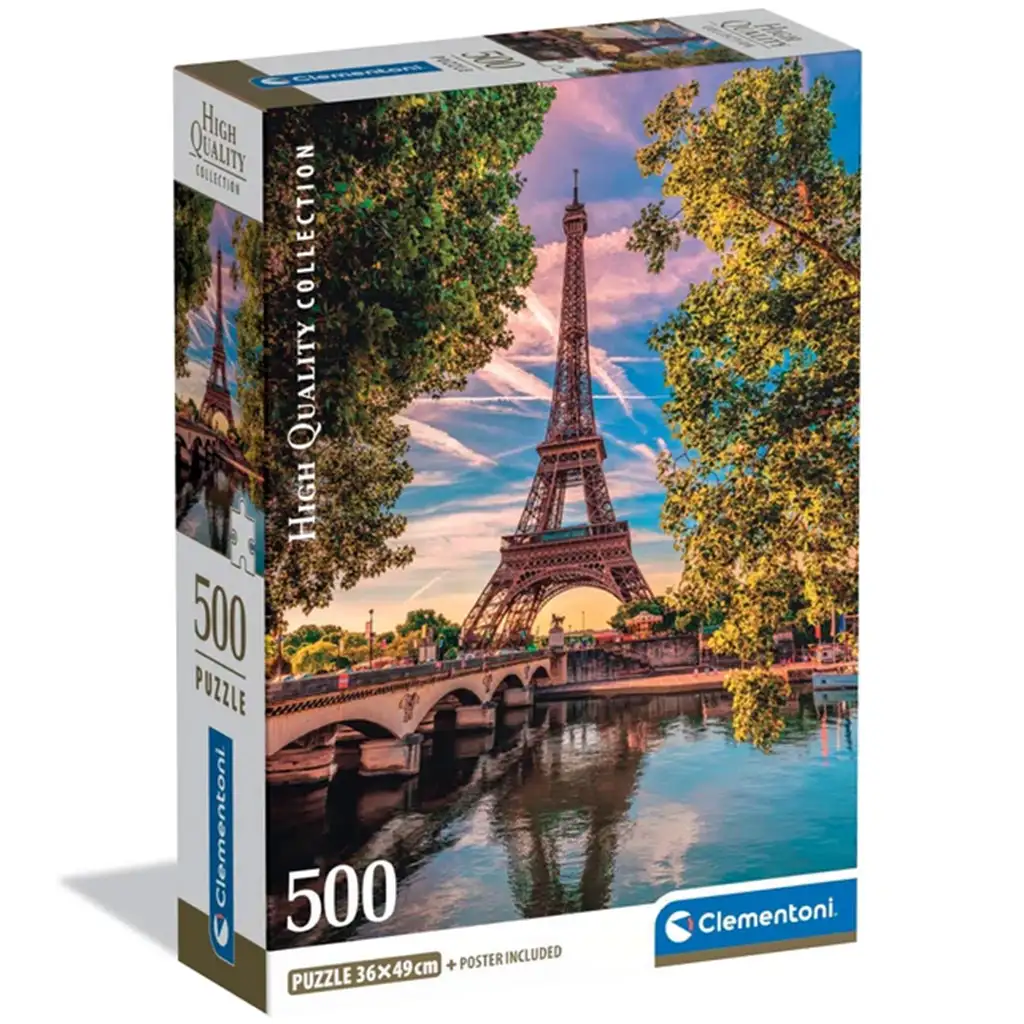 A Szajna mentén 500 HQC kompakt puzzle - Clementoni kép 1