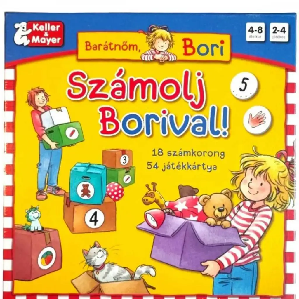 Számolj Borival! társasjáték kép 1