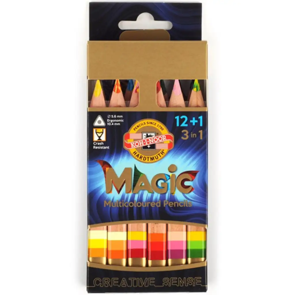 ICO: KOH-I-NOOR Magic színes ceruza készlet 12+1db-os kép 1