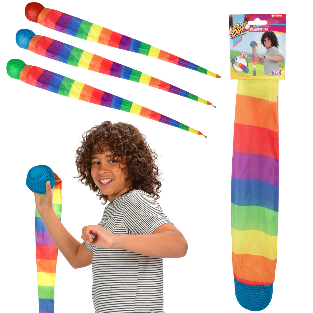Szivárvány színű tail ball dobójáték többféle változatban 1db kép 7