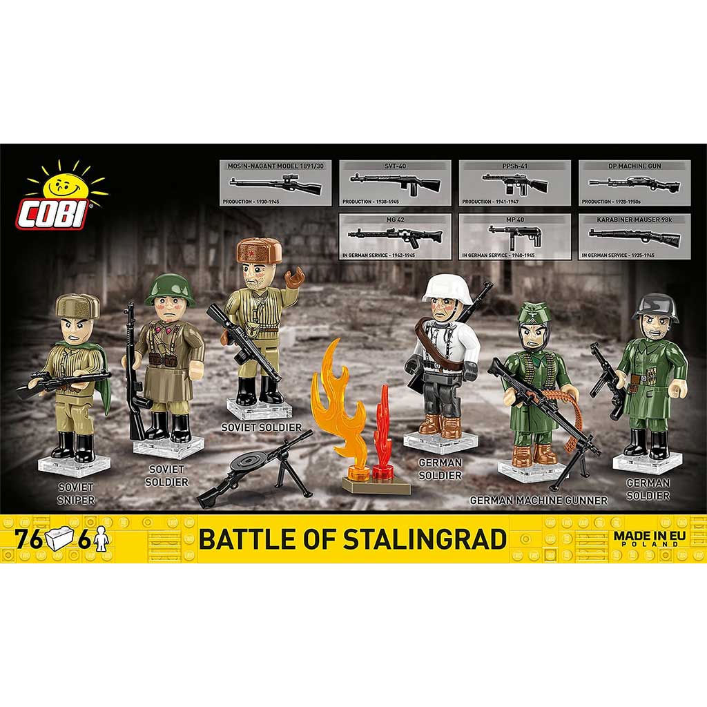 COBI: WWII Sztálingrádi csata figura szett (2061) kép 2