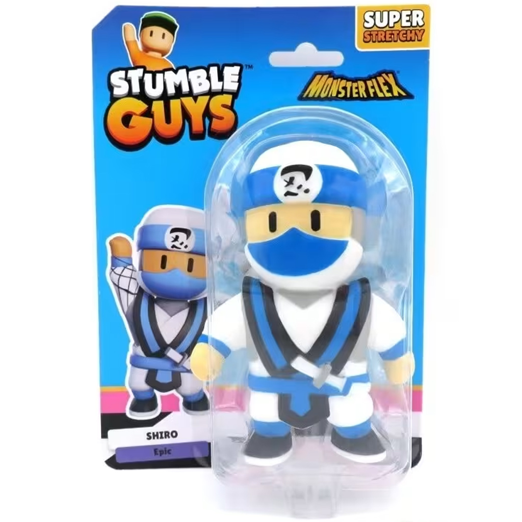 Monsterflex: Nyújtható Stumble Guys figura 3. széria többféle változatban 1db kép 5