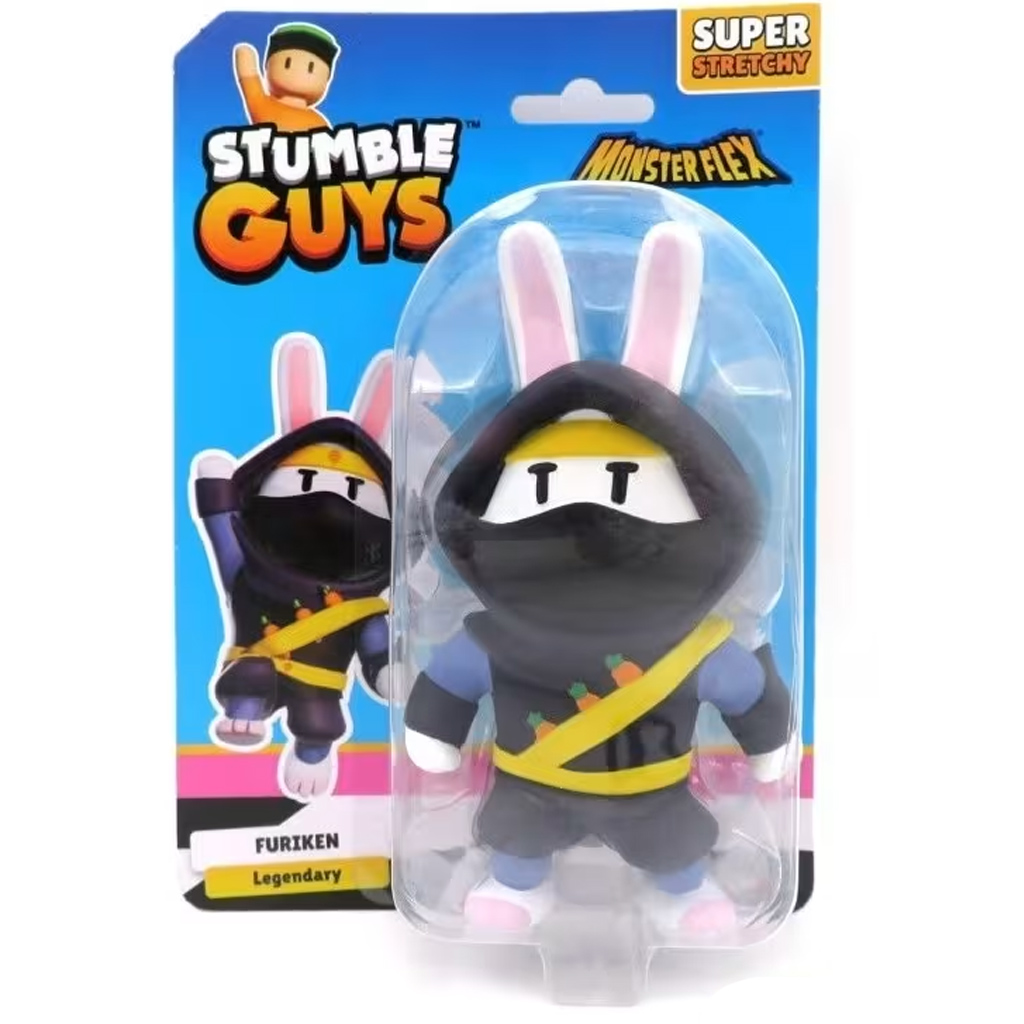 Monsterflex: Nyújtható Stumble Guys figura 3. széria többféle változatban 1db kép 6