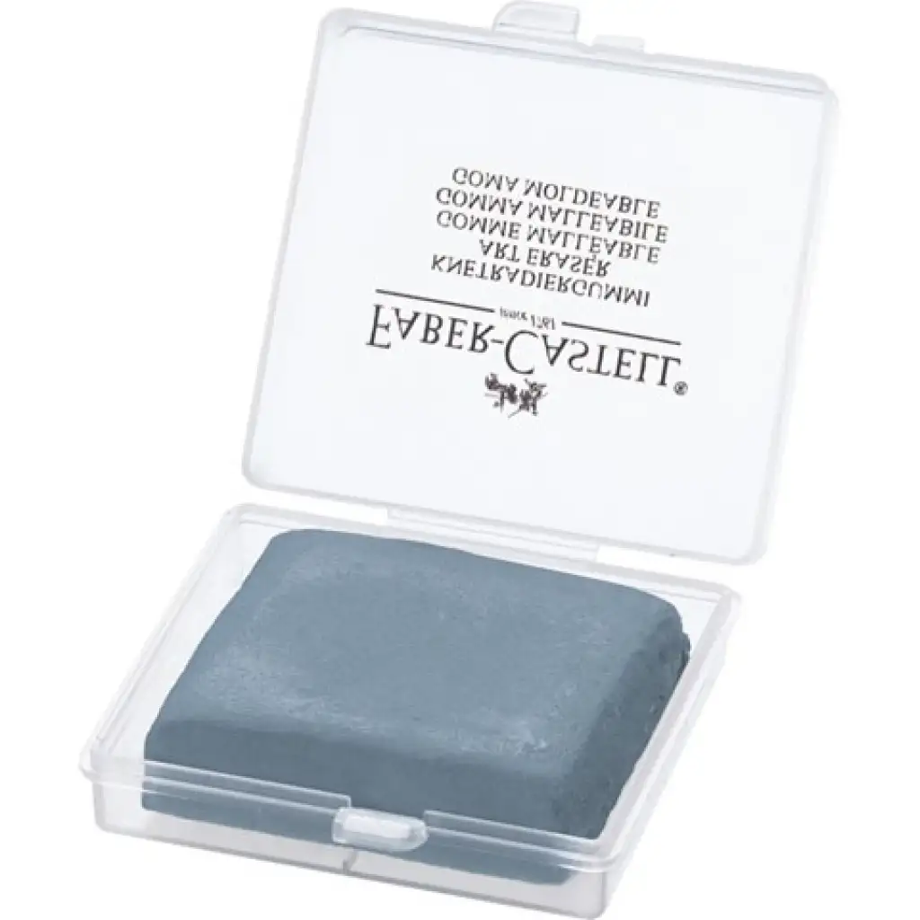 Faber-Castell: Szürke gyurmaradír műanyag dobozban kép 2