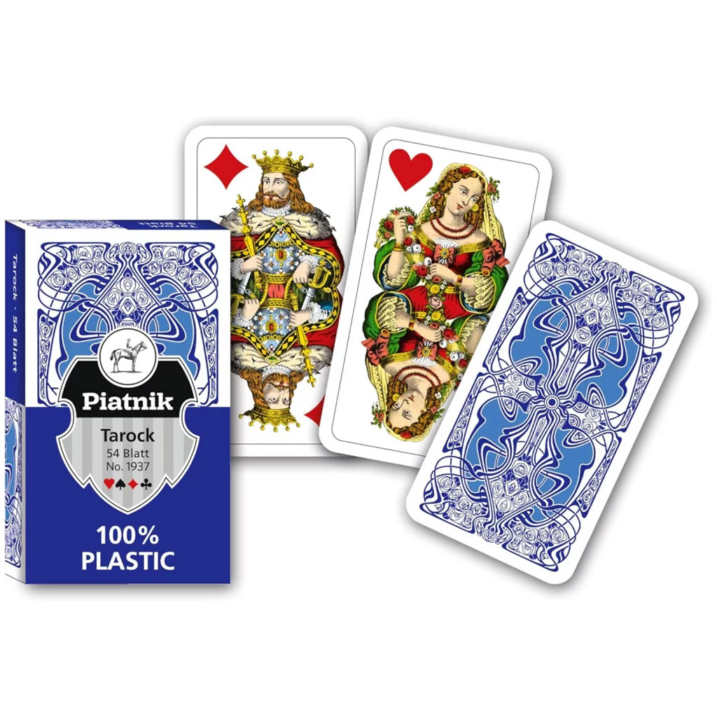 Plasztik Tarock kártya 1x54 lap - Piatnik kép 1
