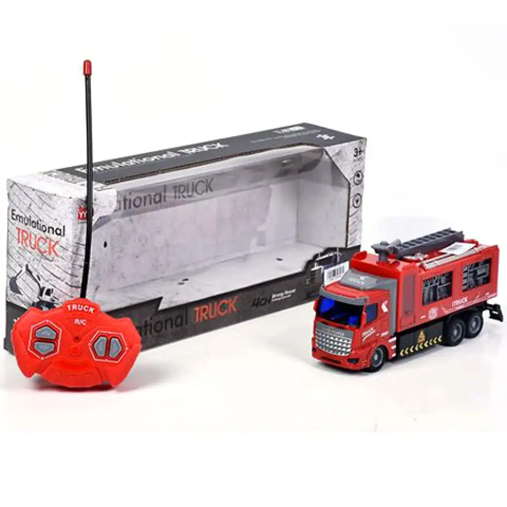 RC távirányítós tűzoltóautó fénnyel 22cm kép 1