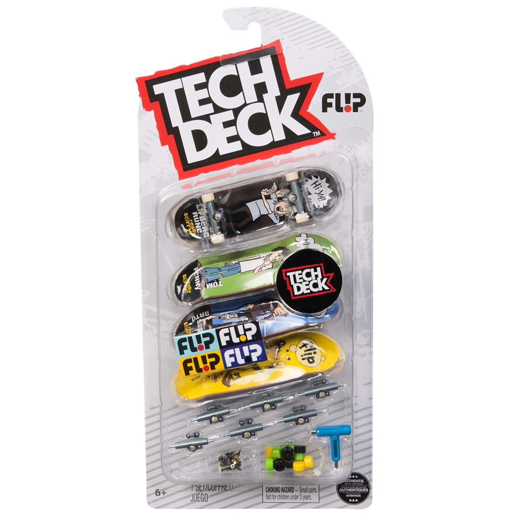 Tech Deck: FL!P fingerboard 4db-os gördeszka szett - Spin Master kép 1