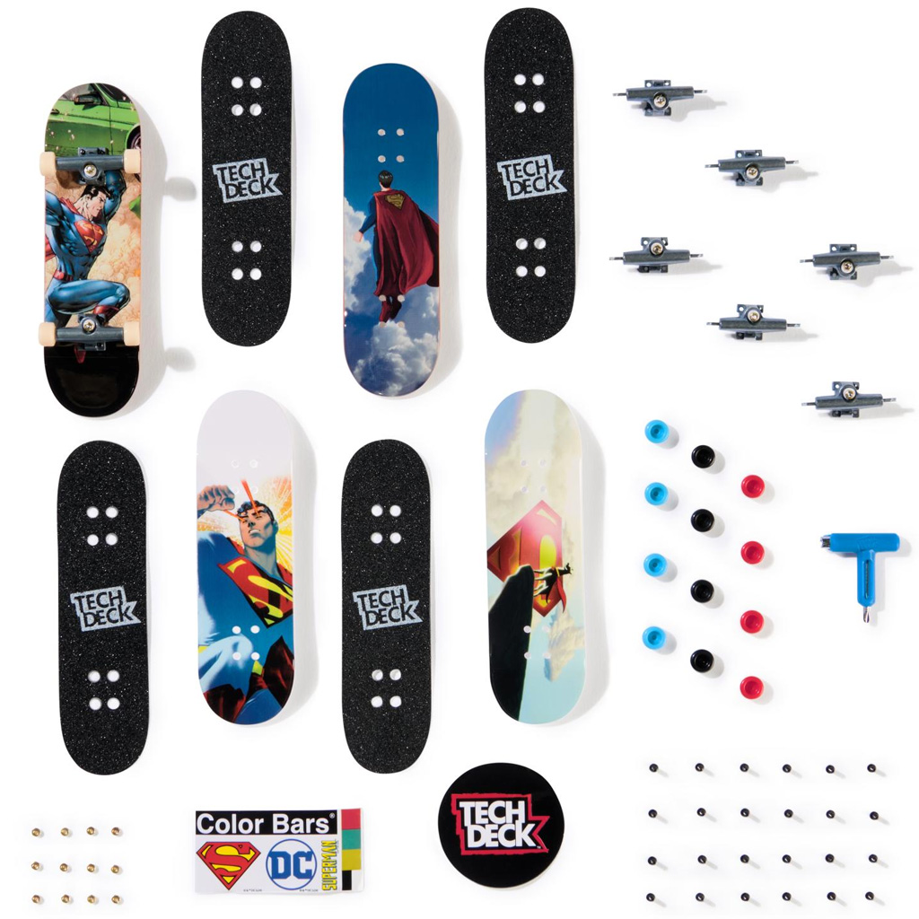 Tech Deck: Superman fingerboard 4db-os gördeszka szett - Spin Master kép 2