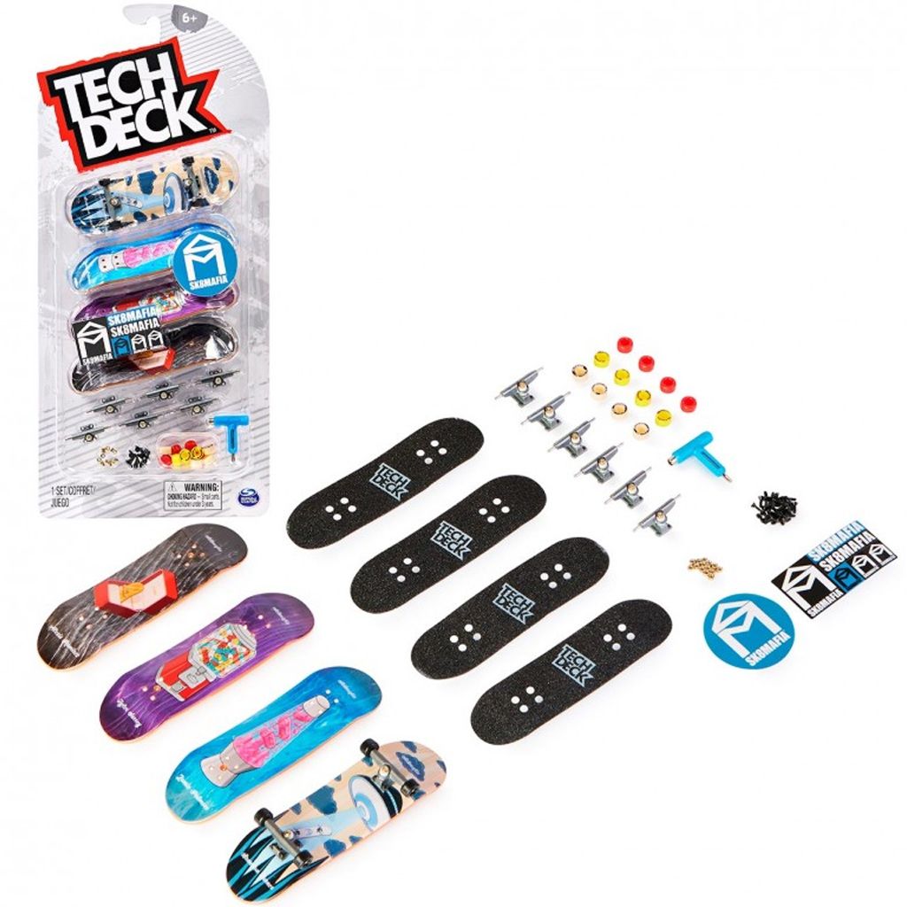 Tech Deck: SK8MAFIA fingerboard 4db-os gördeszka szett - Spin Master kép 1