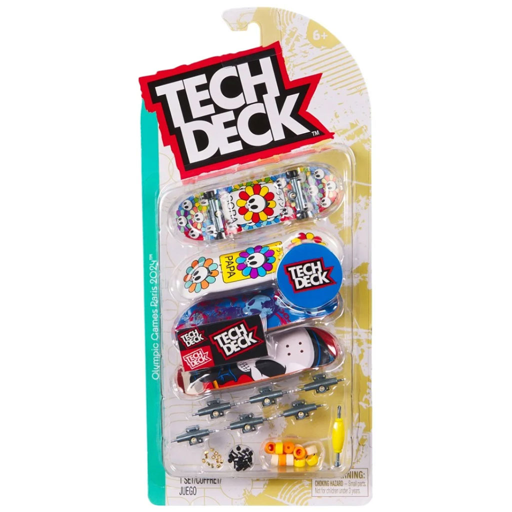 Tech Deck: Olimpiai játékok Párizs 2024 Sora fingerboard gördeszka szett - Spin Master kép 1