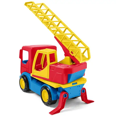 Tech Truck színes létrás tűzoltóautó 23cm - Wader kép 1