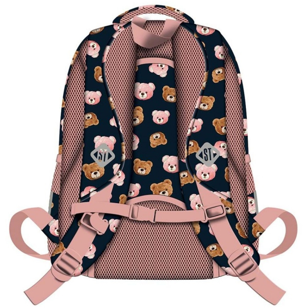 St.Right Teddy Bear macis iskolatáska, hátizsák BP58 40x28x18cm kép 2
