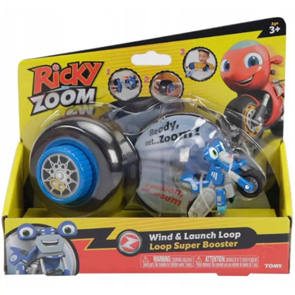 Tomy: Ricky Zoom - Tekerős kilövő Loop figurával kép 1