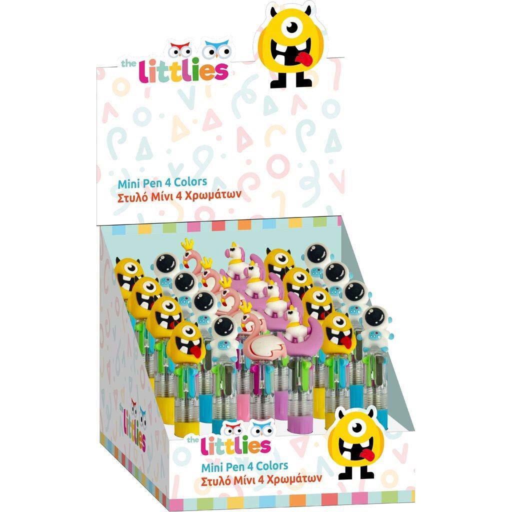 The Littlies: 4 színű mini golyóstoll többféle 1db kép 1