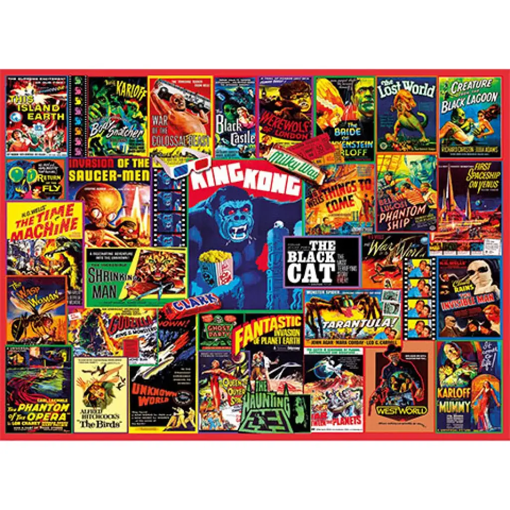 Thriller klasszikusok HQC puzzle 1000db-os - Clementoni kép 2