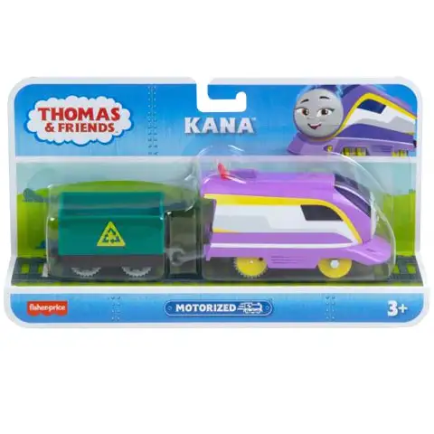 Thomas és barátai: Kana motorizált mozdony rakománnyal - Mattel kép 1